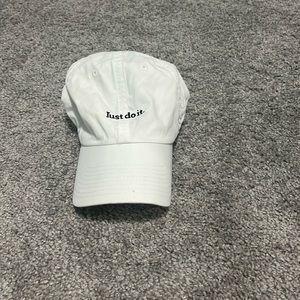 White Nike hat